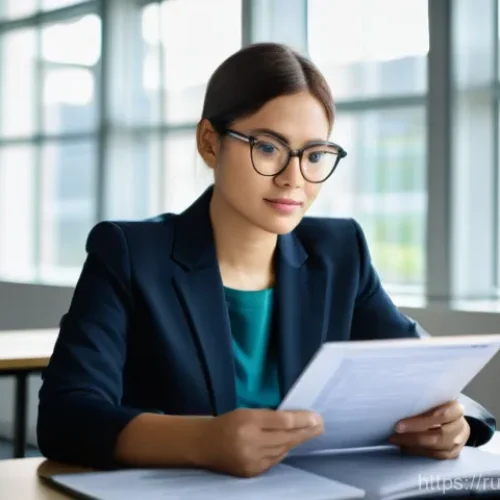 학교사회복지사 자격시험 학습 전략 - **Prompt:** A focused female social educator, approximately 35 years old, with an intelligent and de...
