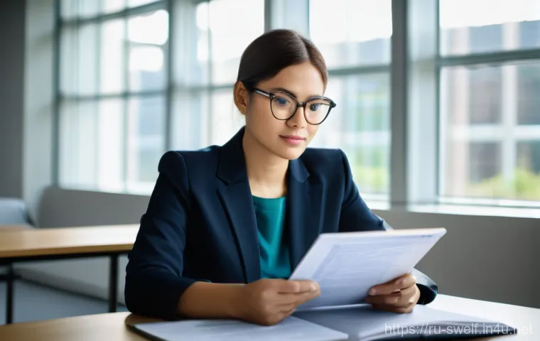 학교사회복지사 자격시험 학습 전략 - **Prompt:** A focused female social educator, approximately 35 years old, with an intelligent and de...
