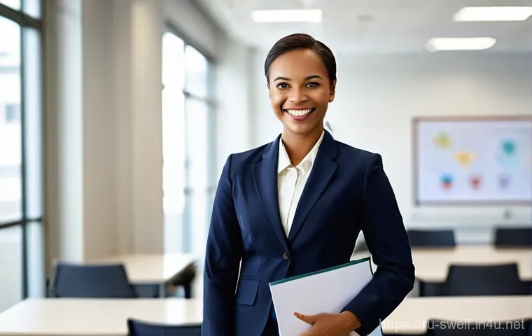 학교사회복지사 자격시험 학습 전략 - **Prompt:** A compassionate male social educator, around 40 years old, with a reassuring smile, is e...